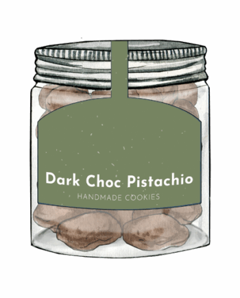 Dark Choc Pistachio Cookie Jar